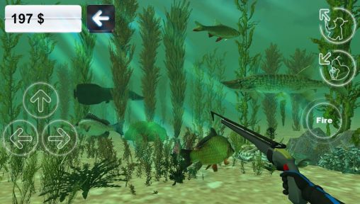 Gameplay of the Hunter underwater spearfishing for Android phone or tablet.