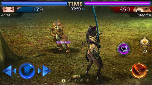 Gameplay of the Hunting girls: Action battle for Android phone or tablet.