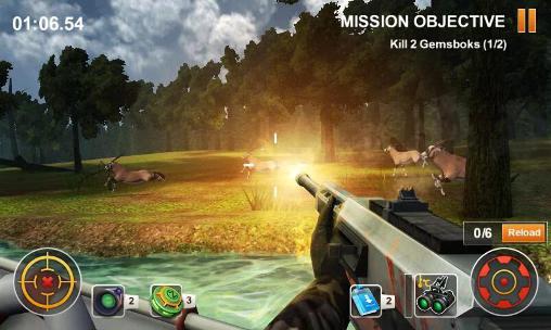 Gameplay of the Hunting safari 3D for Android phone or tablet.