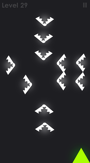 Gameplay of the I am triangle: Shapes uprise for Android phone or tablet.