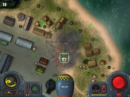 Gameplay of the iBomber 3 for Android phone or tablet.