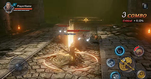 Gameplay of the Icarus Mobile for Android phone or tablet.
