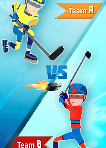 Ice hockey strike - Android game screenshots.