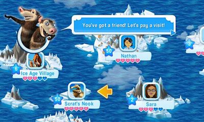 Gameplay of the Ice Age Village for Android phone or tablet.