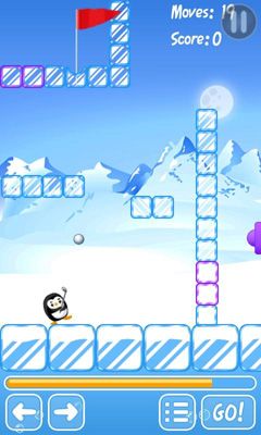 Gameplay of the Icy Golf for Android phone or tablet.