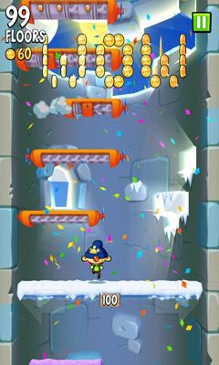 Gameplay of the Icy Tower 2 for Android phone or tablet.