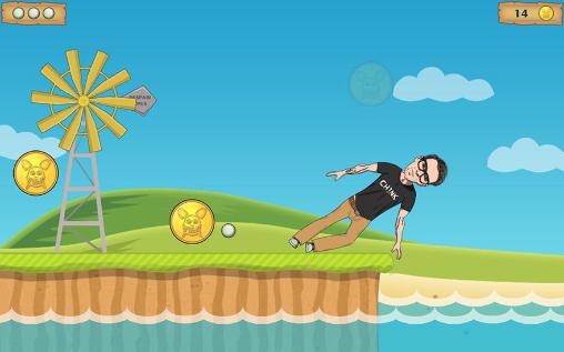 Gameplay of the Idiotik golf for Android phone or tablet.
