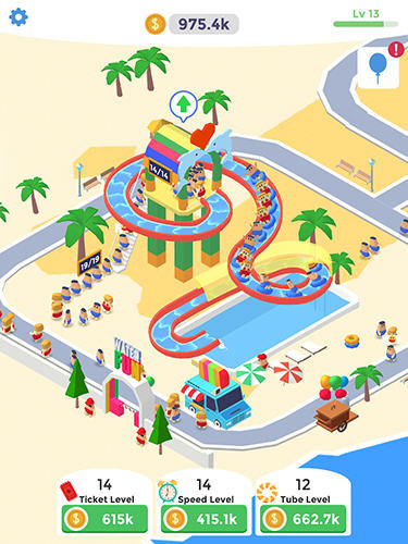Idle aqua park - Android game screenshots.
