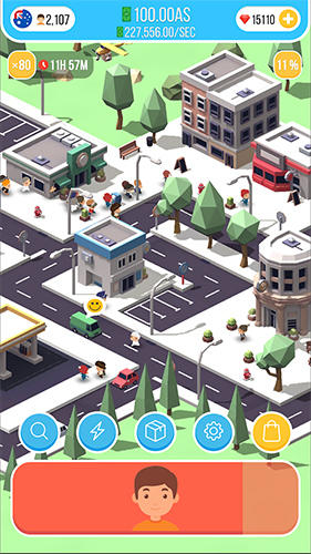 Idle city builder - Android game screenshots.