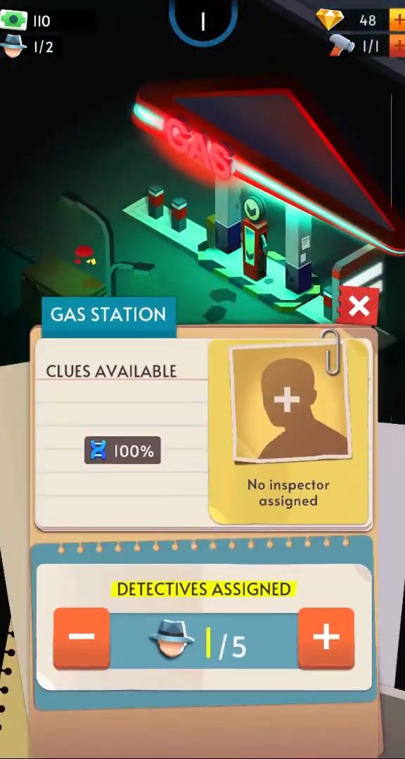 Idle Crime Detective Tycoon - Android game screenshots.