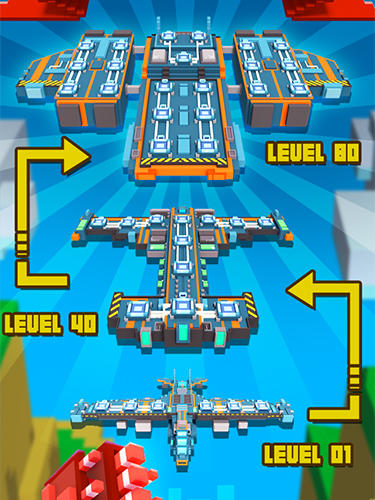 Idle defender: Tap retro shooter - Android game screenshots.