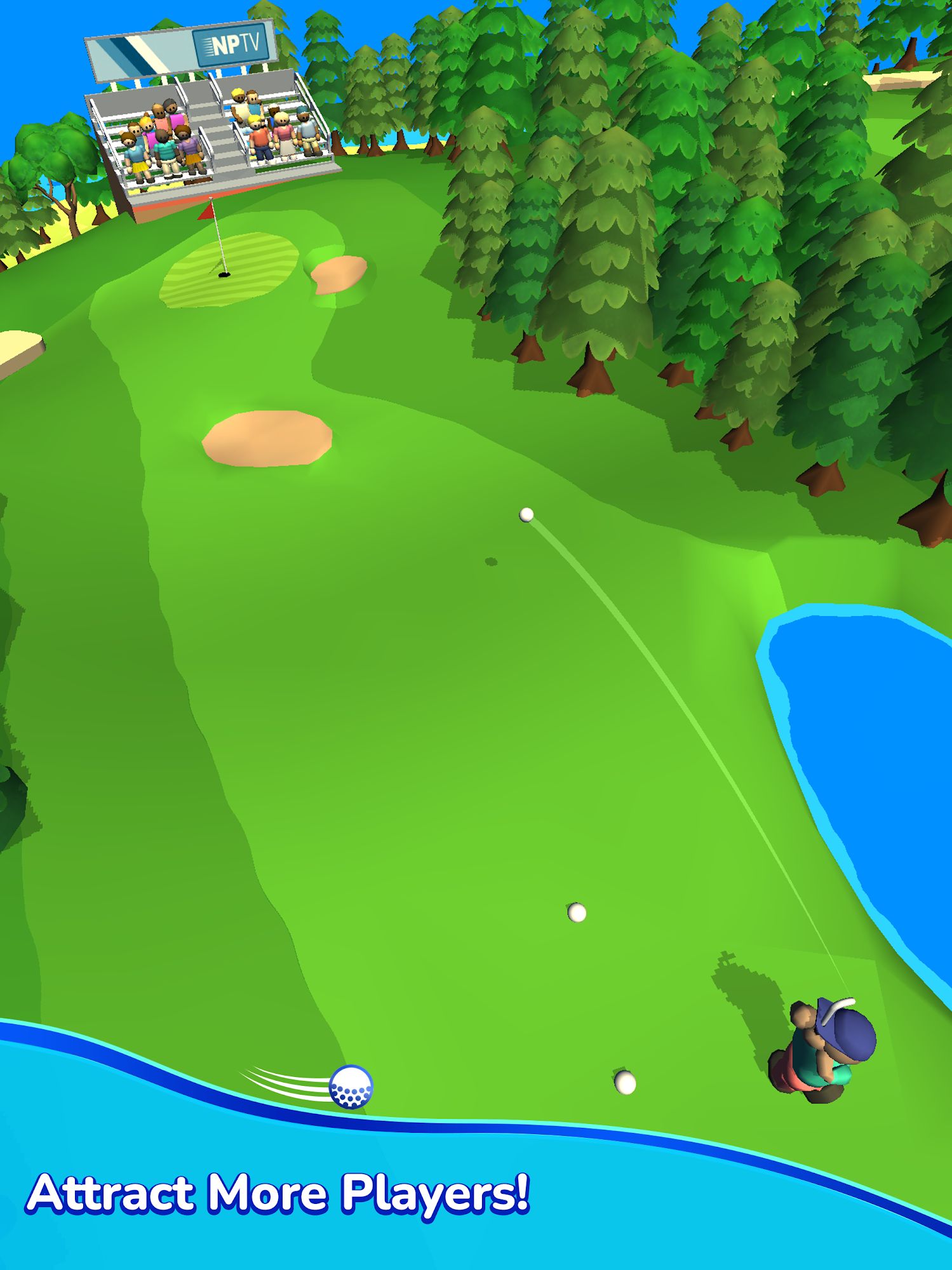 Idle Golf Club Manager Tycoon - Android game screenshots.