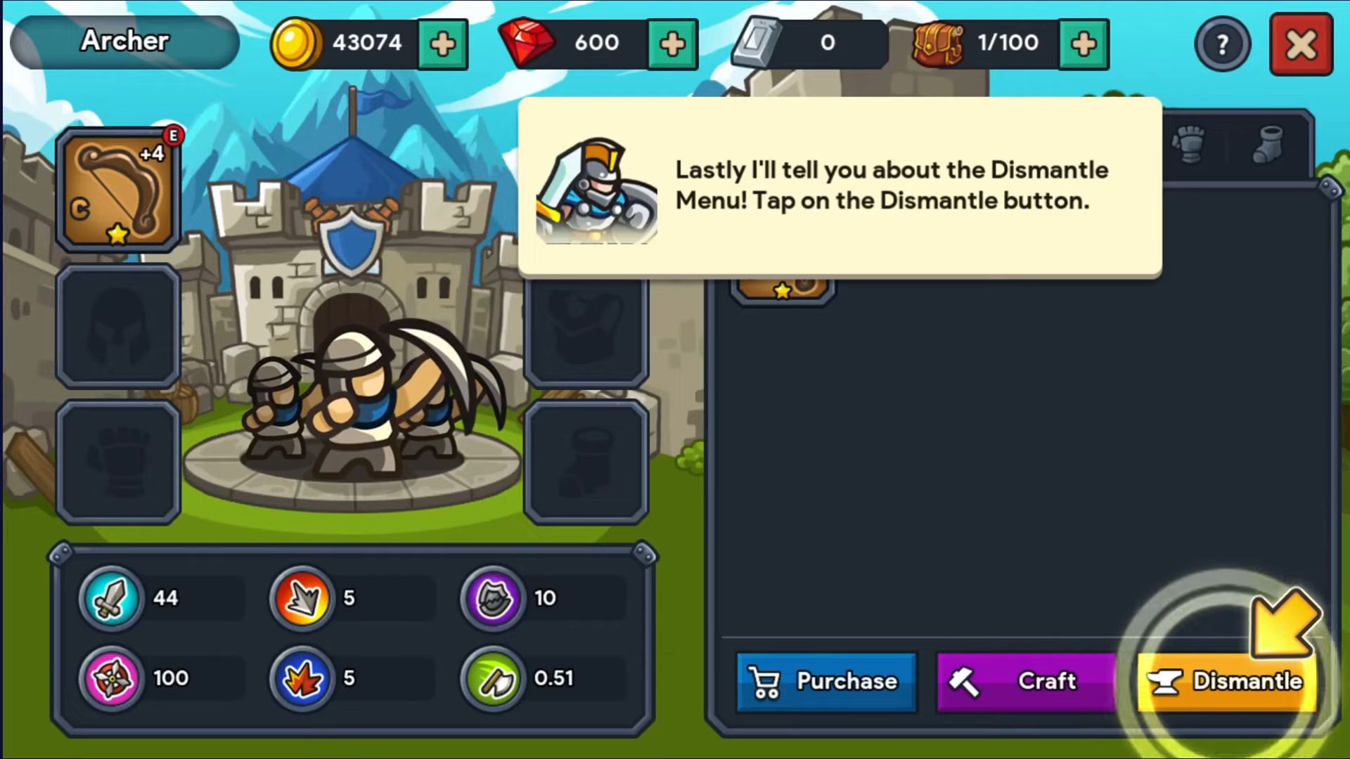 Idle Kingdom Defense - Android game screenshots.