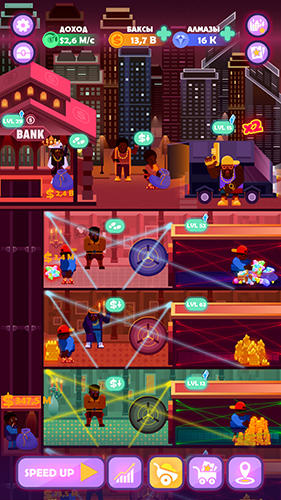 Idle mafia tycoon - Android game screenshots.