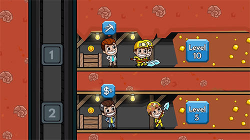 Idle miner tycoon - Android game screenshots.