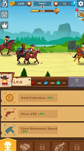 Idle Wild West - Android game screenshots.