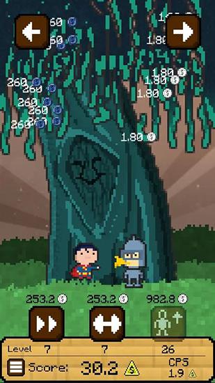 Gameplay of the Idle tree 2.0 for Android phone or tablet.
