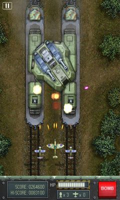 Gameplay of the iFighter 1945 for Android phone or tablet.