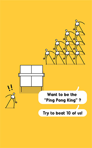I'm ping pong king - Android game screenshots.