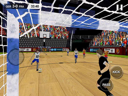 Gameplay of the Indoor soccer futsal 2016 for Android phone or tablet.