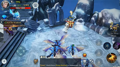 Infinite legend - Android game screenshots.