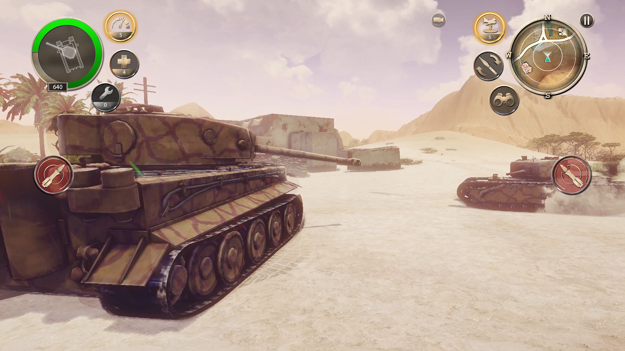 Infinite Tanks WW2 - Android game screenshots.