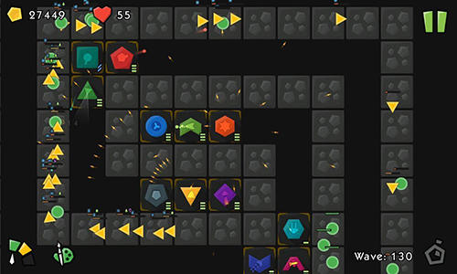 Infinite tower defense - Android game screenshots.