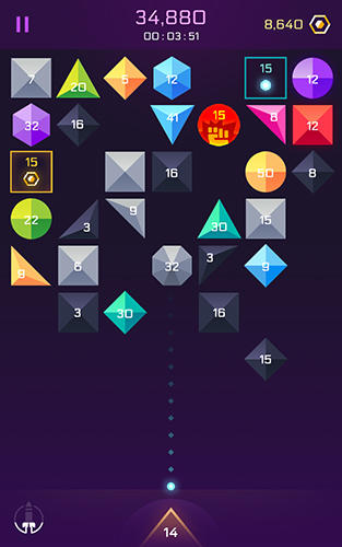 Infinity ball: Space - Android game screenshots.