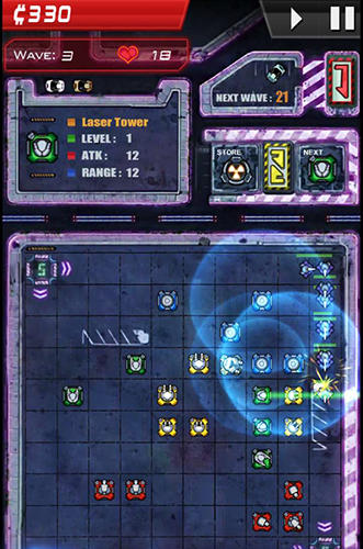 Infinity defense - Android game screenshots.
