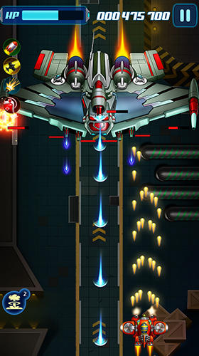 Infinity strike: Space shooting idle chicken - Android game screenshots.