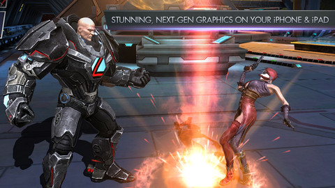 Gameplay of the Injustice: Gods among us v2.5.1 for Android phone or tablet.