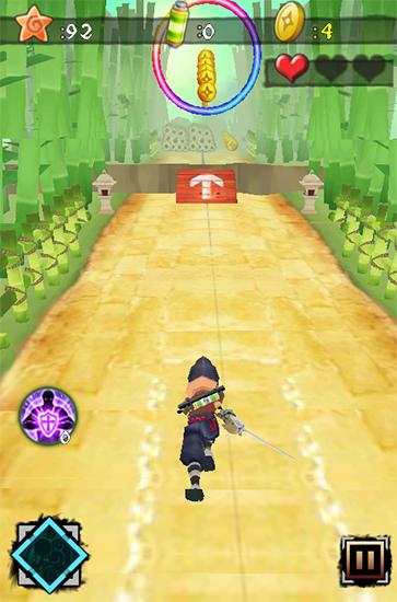 Gameplay of the Intense ninja go for Android phone or tablet.