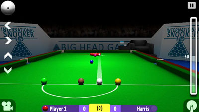 Gameplay of the International Snooker HD for Android phone or tablet.