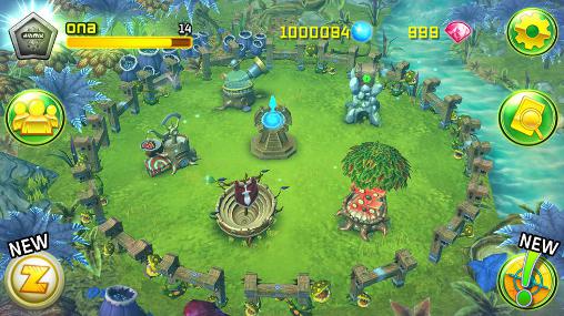 Gameplay of the Invizimals: Battle hunters for Android phone or tablet.