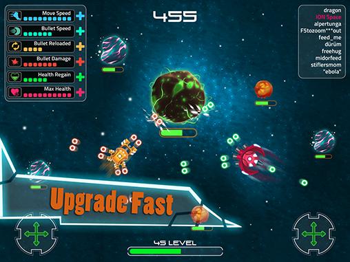 Gameplay of the Ion space for Android phone or tablet.