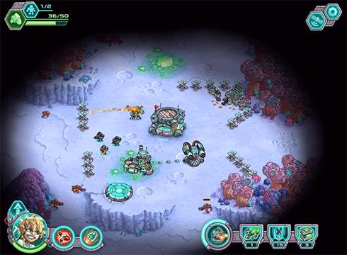 Gameplay of the Iron marines for Android phone or tablet.