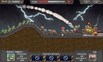 Gameplay of the iSiege Nuclear Option for Android phone or tablet.