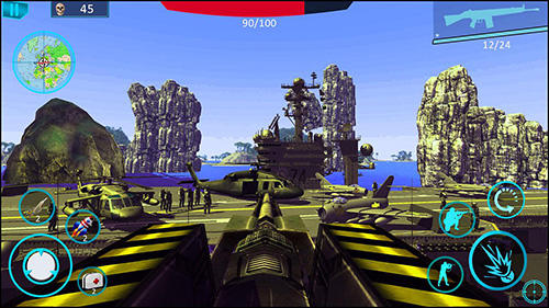 Island demolition ops: Call of infinite war FPS - Android game screenshots.