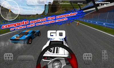 Gameplay of the Island Racer for Android phone or tablet.