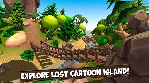 Gameplay of the Island survival simulator 3D for Android phone or tablet.