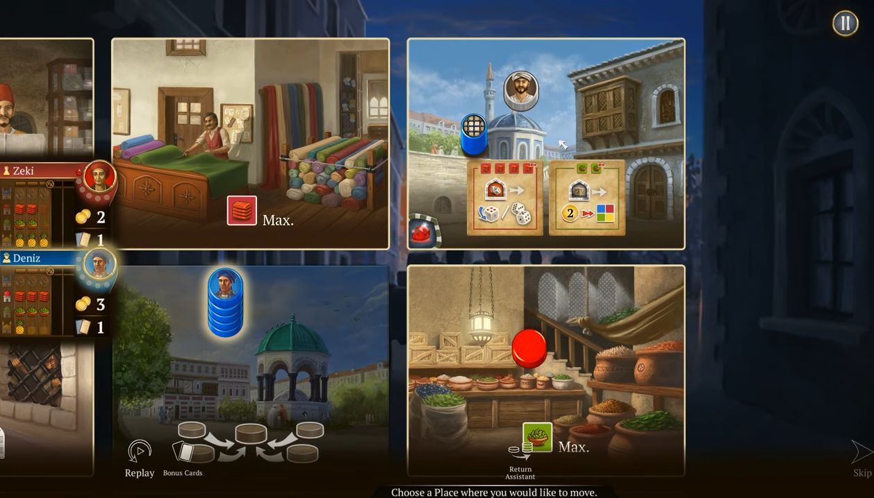 Istanbul: Digital Edition - Android game screenshots.