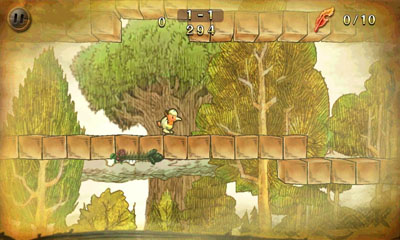 Gameplay of the Ivy The Kiwi for Android phone or tablet.