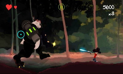 Gameplay of the Jack Vs Ninjas for Android phone or tablet.