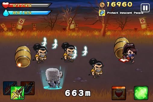 Gameplay of the Jade ninja for Android phone or tablet.