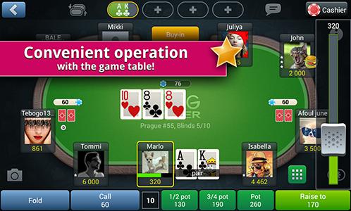 Gameplay of the Jag poker HD for Android phone or tablet.