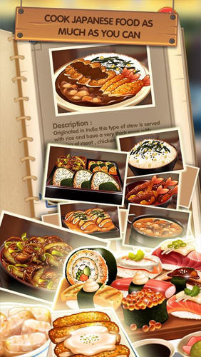 Japan food chain - Android game screenshots.