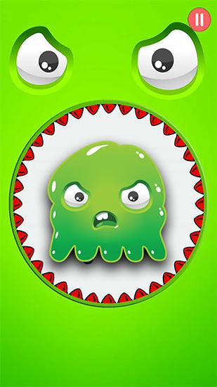 Gameplay of the Jaw: Jelly bubble for Android phone or tablet.