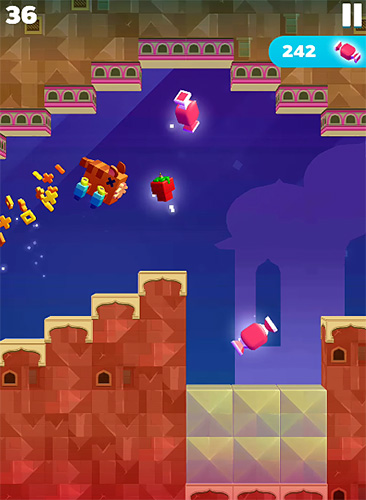 Jelly copter - Android game screenshots.