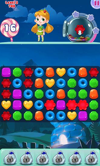 Gameplay of the Jelly blast for Android phone or tablet.