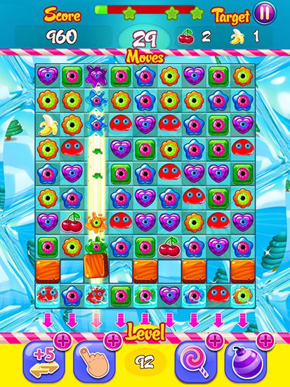 Gameplay of the Jelly line by gERA mobile for Android phone or tablet.
